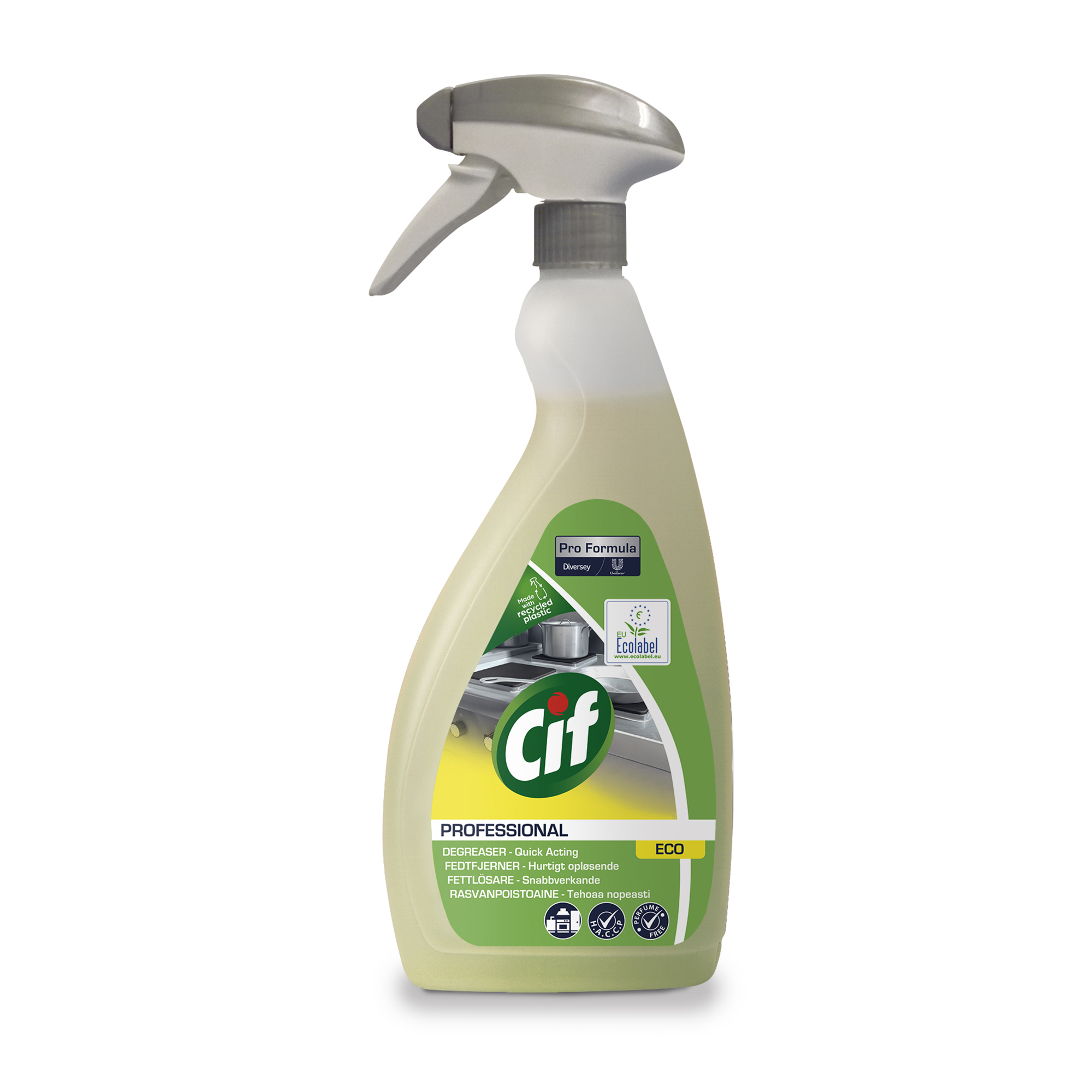 Cif Professional Eco Tehopuhdistusaine 6x0.75L - Rasvanpoisto- ja tehopuhdistusaine