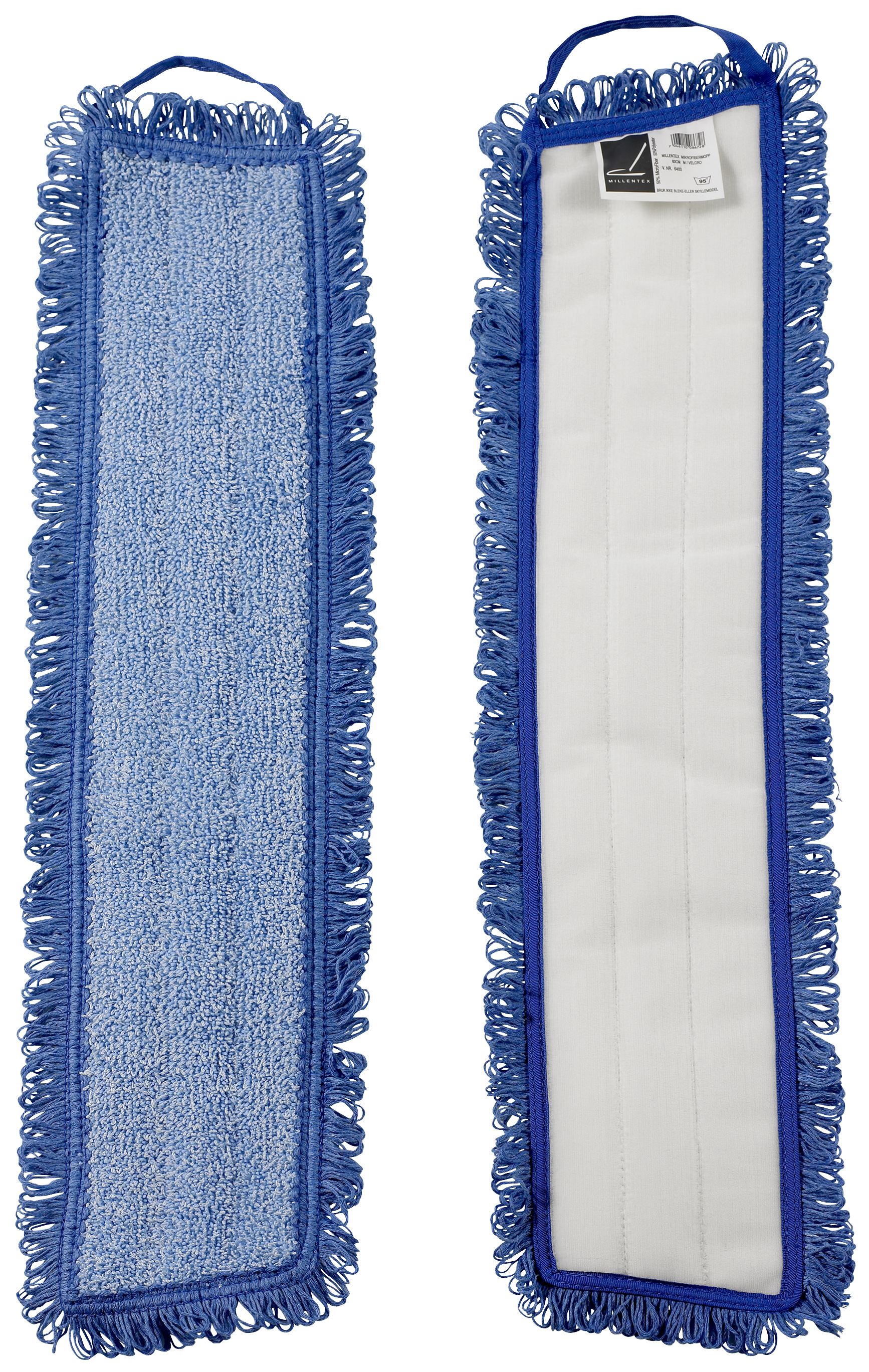 MILLENTEX ACTIVE FIBRE MOPP VELCRO 10x - 40 cm - Mikrofibermopp med borrelås