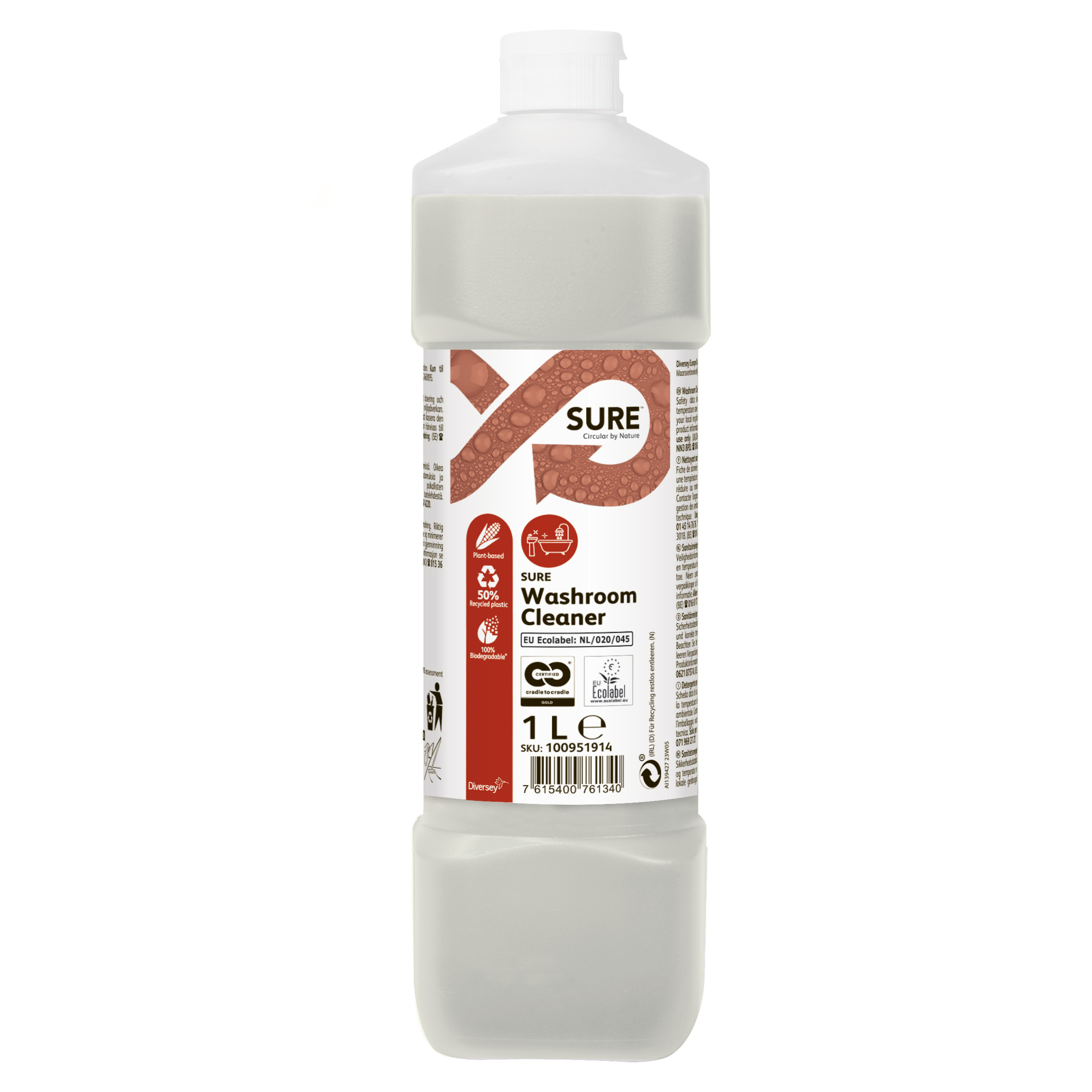 SURE Washroom Cleaner 6x1L