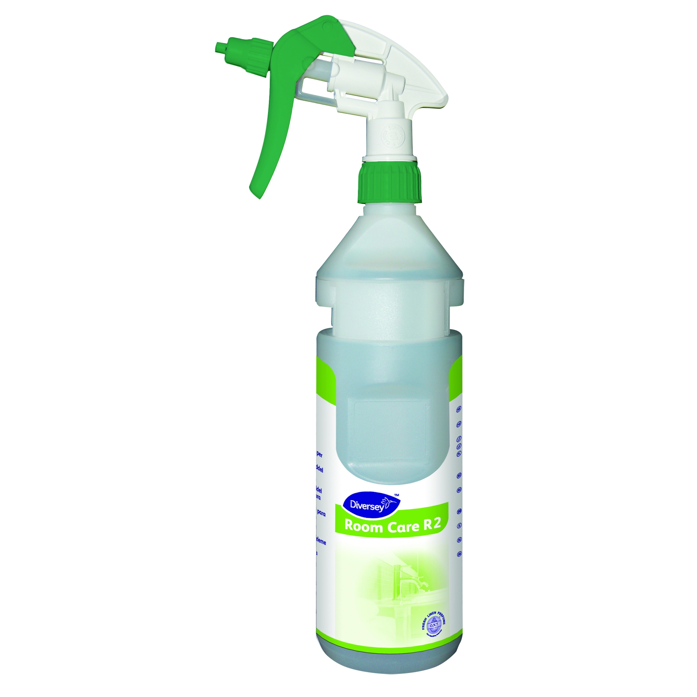 Room Care R2-plus Pur-Eco Empty Bottlekit - 750ml R2 6x1pc - Spray bottle 750 ml canyon foam trigger green, empty for Room Care R2 Pur-Eco