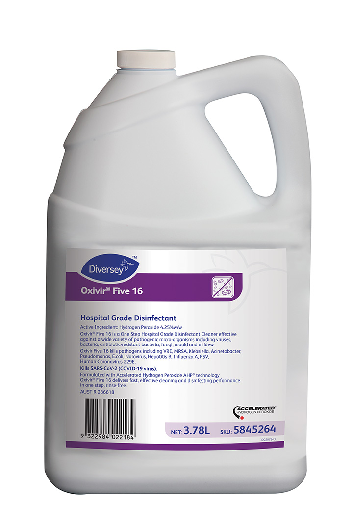 Oxivir Five 16 4x3.78L - Hospital Grade Disinfectant