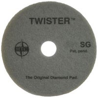 Twister Diamond Floor Pad -Extreme 2pc - 17" / 43 cm - Diamond floor pad for use with scrubber driers and rotary machines