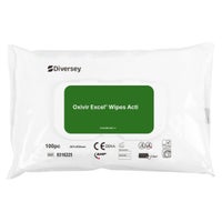 Oxivir Excel Wipes Acti 12x100stk. - Rengjørings- og desinfeksjonsservietter til harde overflater og for overflater på ikke-invasivt medisinsk utstyr