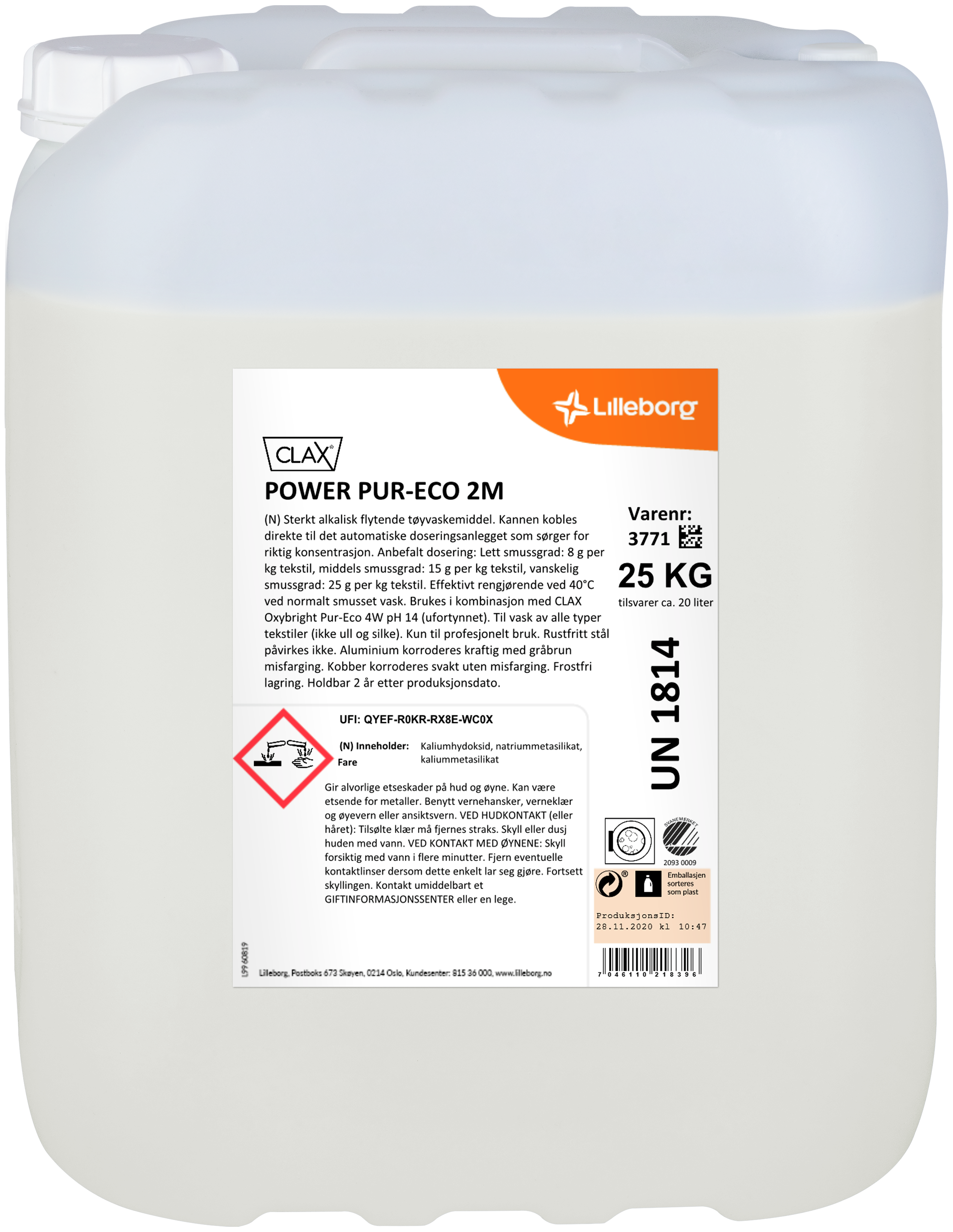 CLAX POWER PUR-ECO 2M 2M 25kg