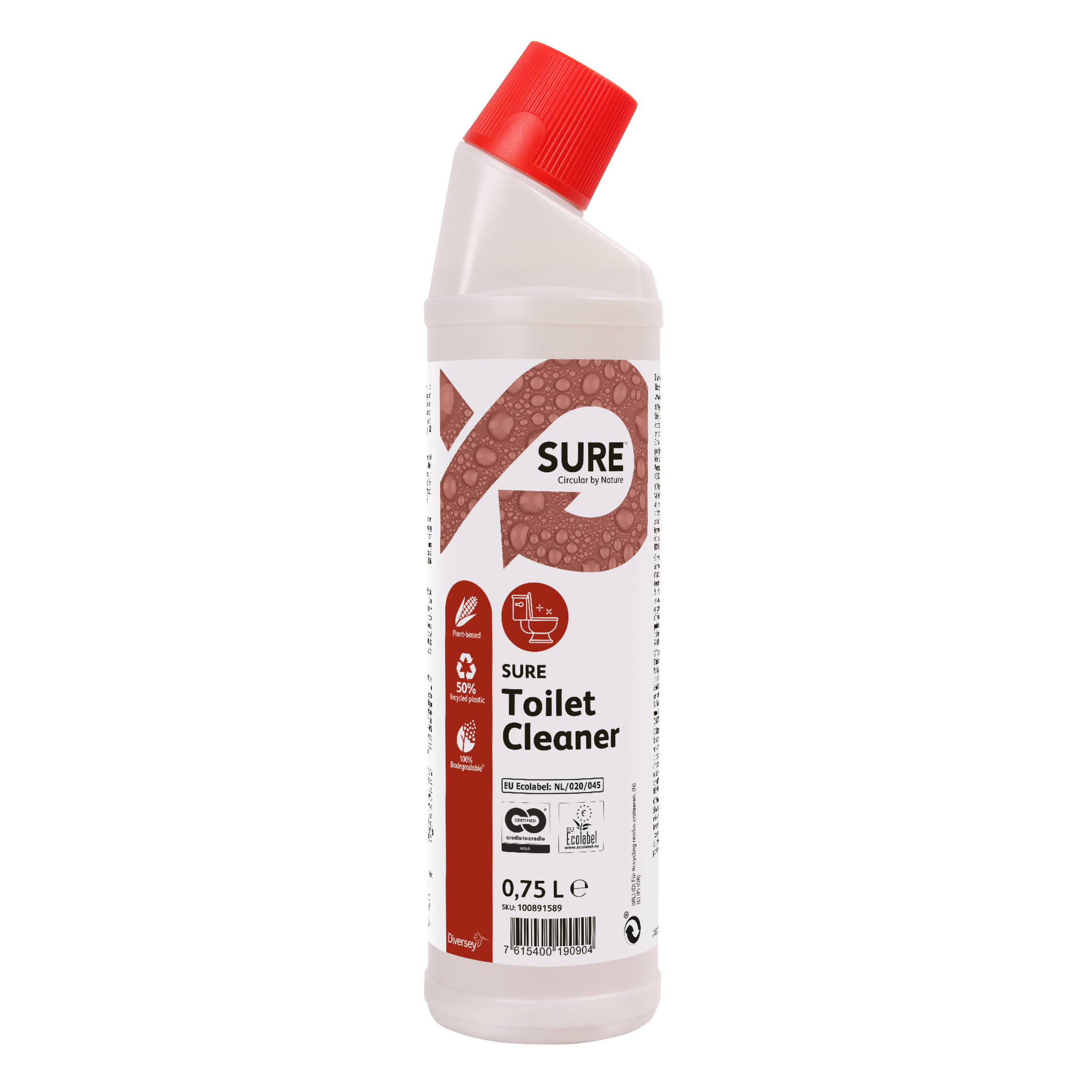 SURE Toilet Cleaner 6x0.75L