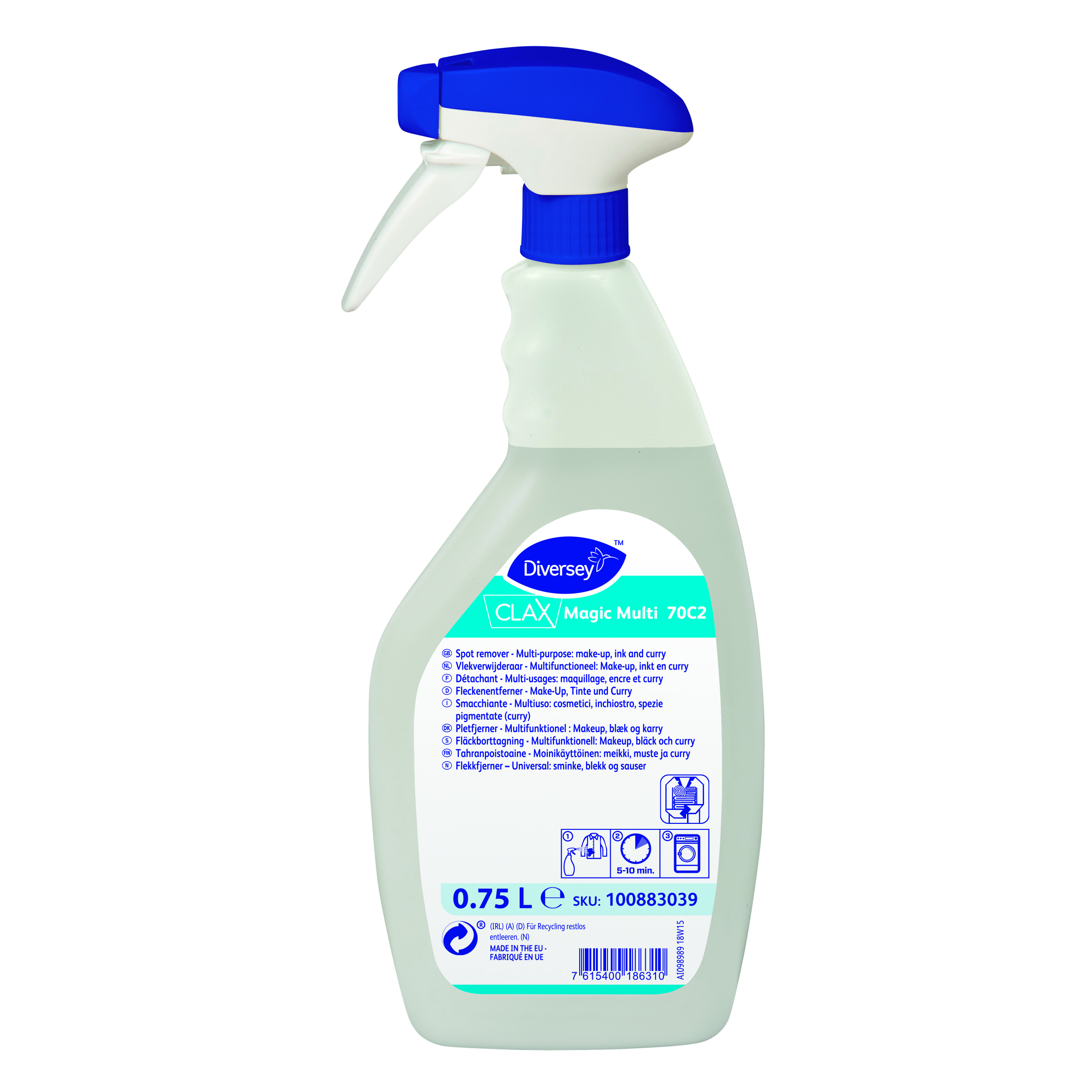Clax Magic Multi 70C2 6x0.75L - Pletfjerner - Allround : Makeup, blæk og karry