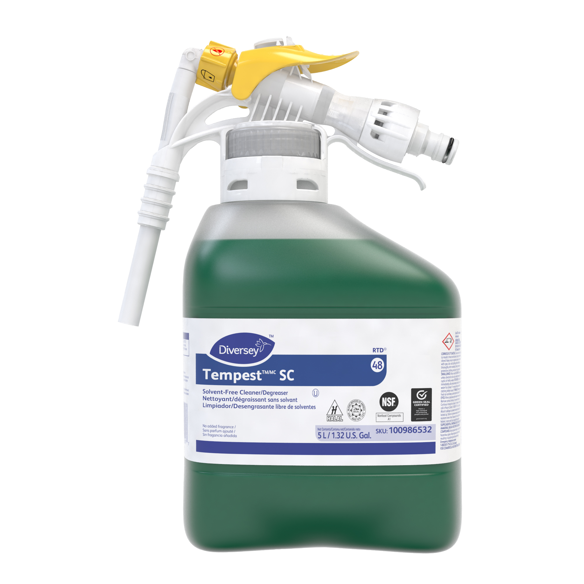 Tempest™ SC Solvent Free Cleaner Degreaser 48, 5L - Solvent-Free Cleaner/Degreaser