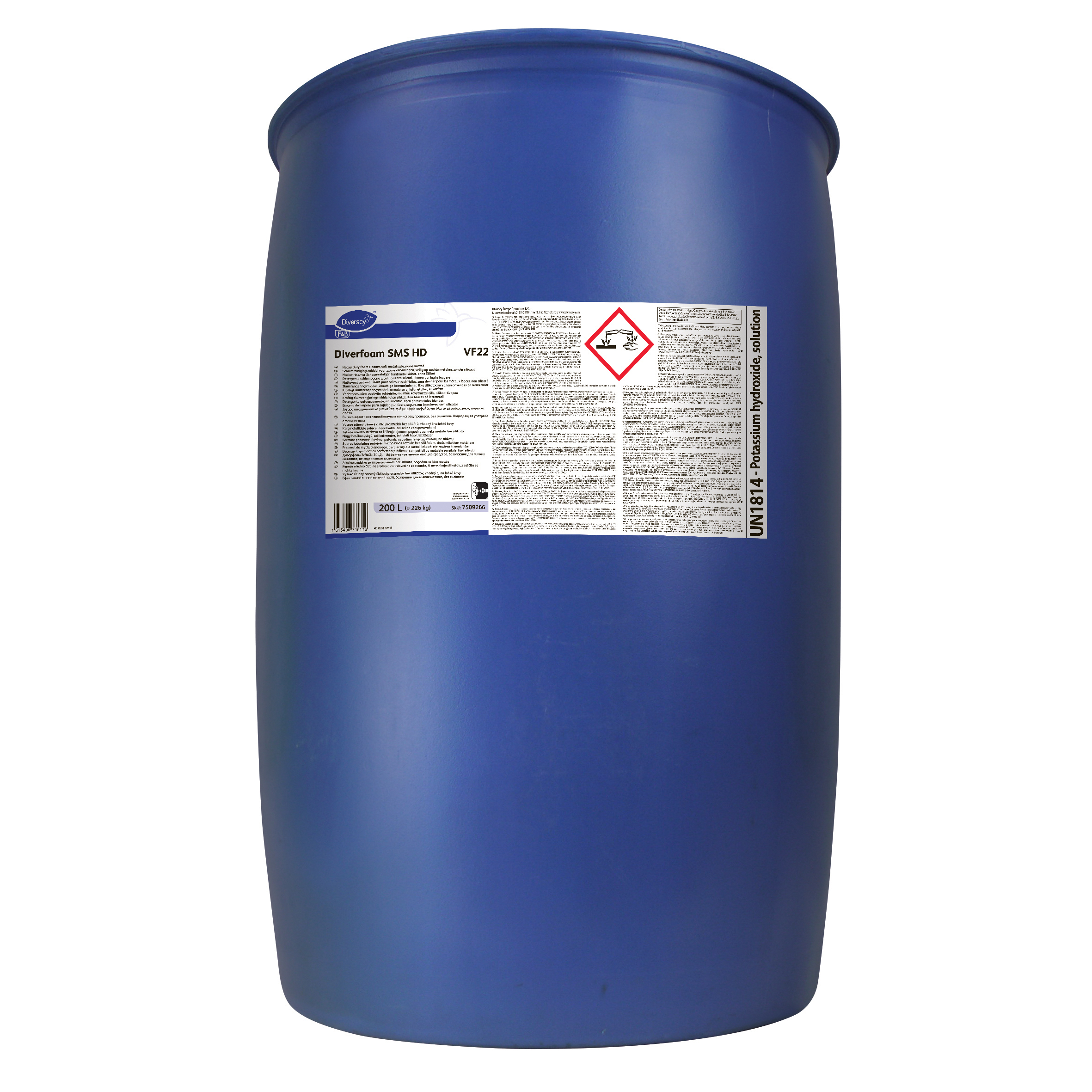 Diverfoam SMS HD VF22 200L - Alkalisk skumrengjøring tilpasset lettmetaller