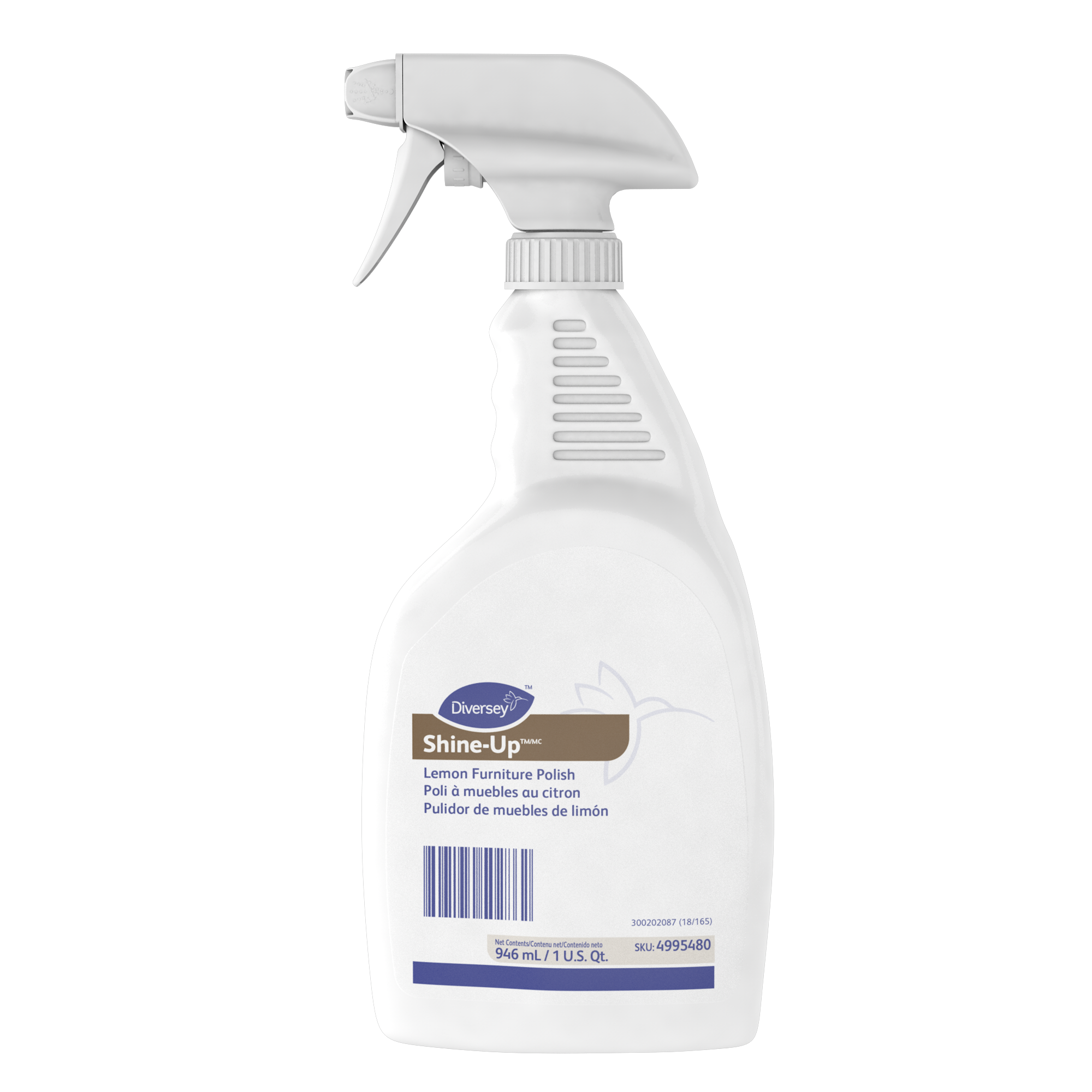 Shine-UpTM/MC Lemon Furniture Polish, 32foz, 12/CT - Lemon Furniture Polish