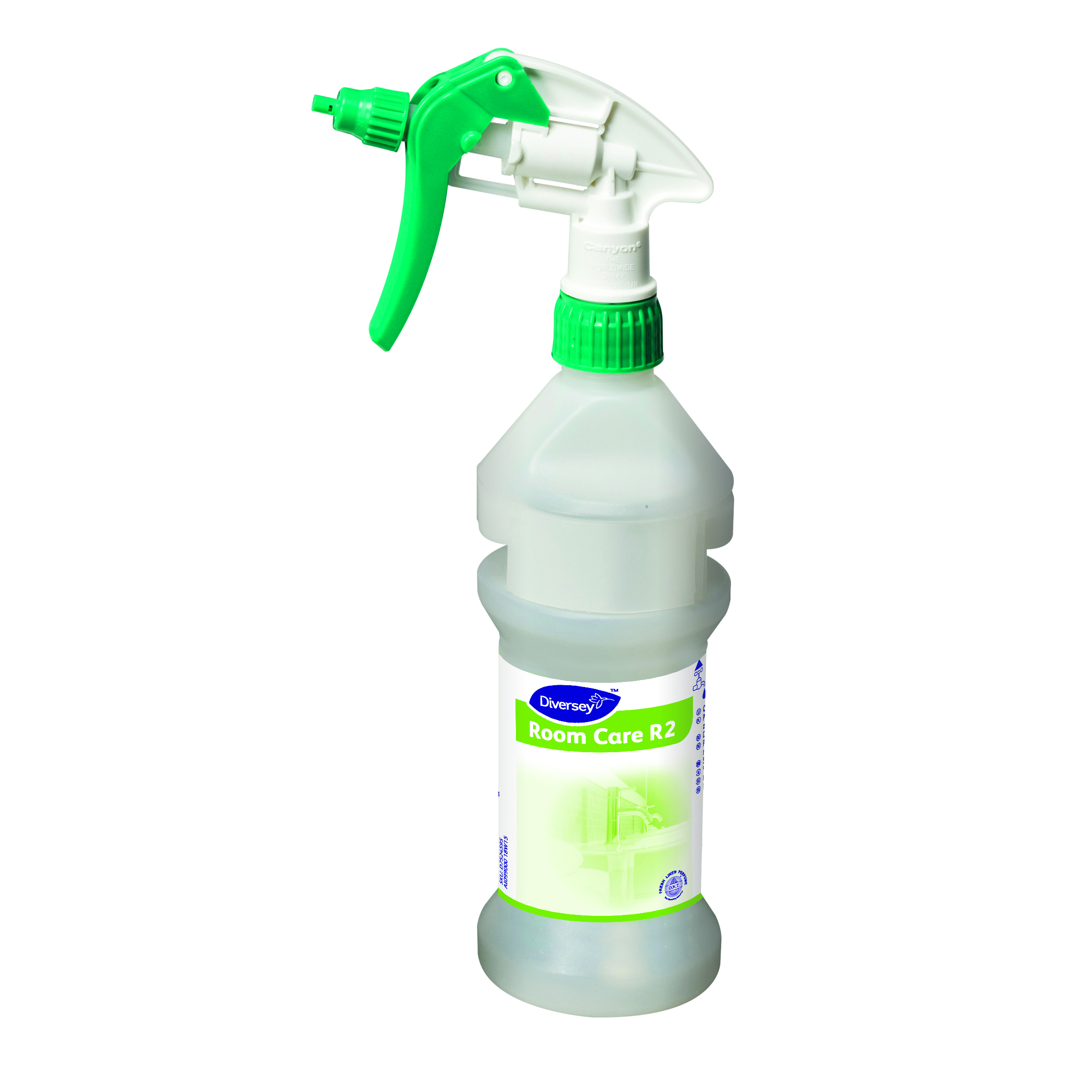Room Care R2-plus Pur-Eco Empty Bottlekit - 300ml R2 6x1pc - Spray bottle 300 ml canyon foam trigger green, empty for Room Care R2 Pur-Eco
