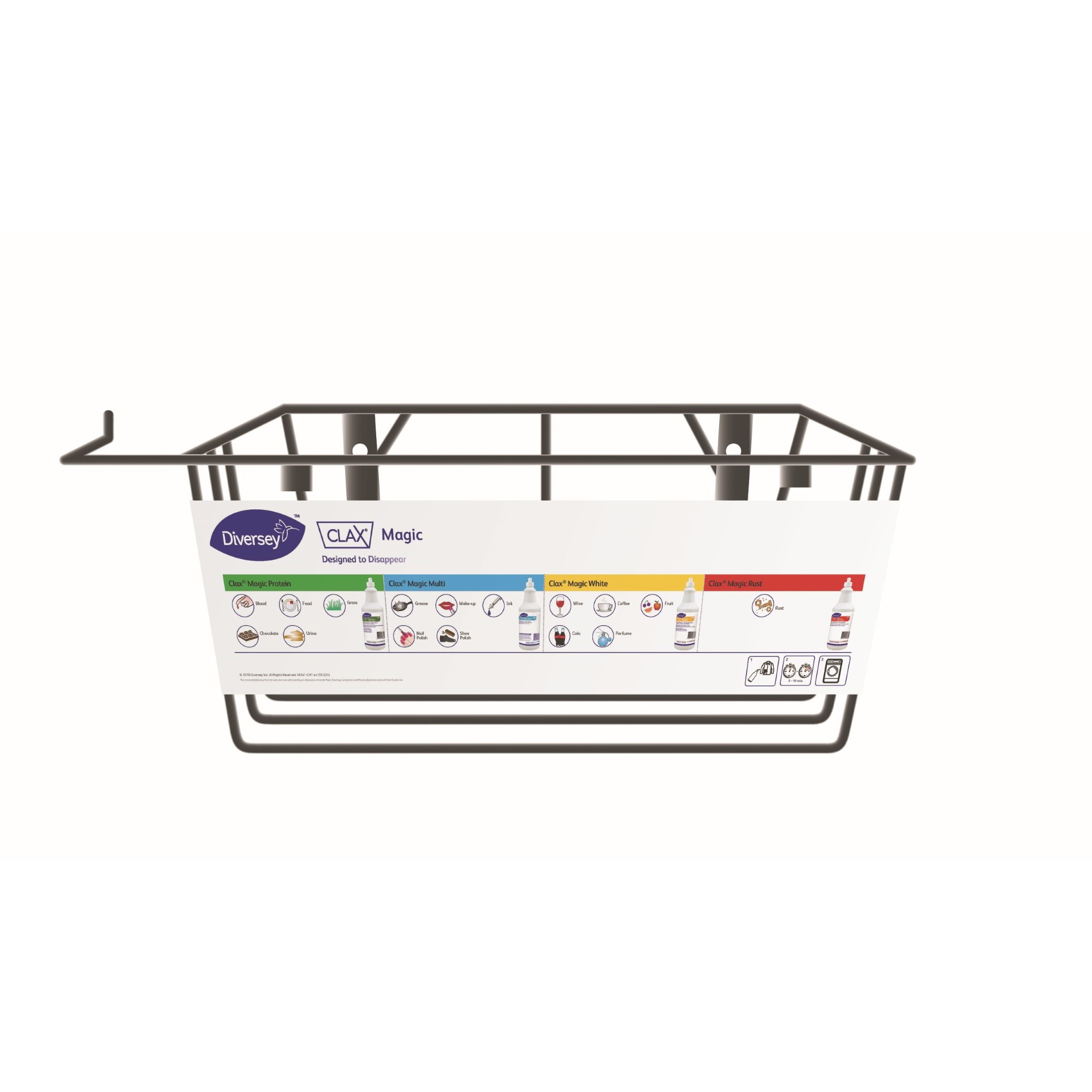 Clax Magic Wall Rack 1pc - Wall rack for Clax Magic kit