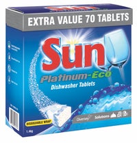 Sun Platinum-Eco Dishwasher Tablets 5x70pc - DISCONTINUED