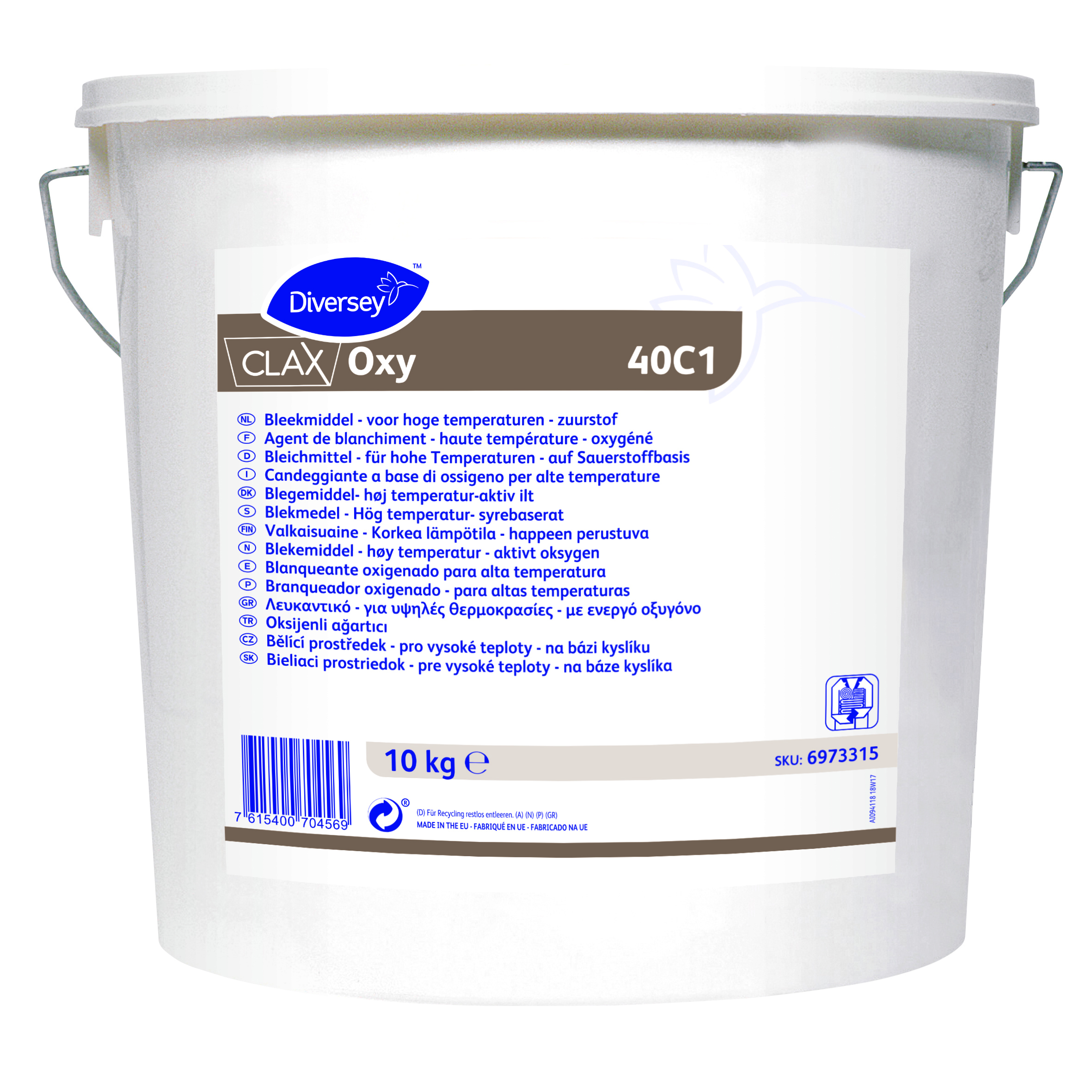 Clax Oxy 40C1 10kg - Peroxidbaseret blegemiddel
