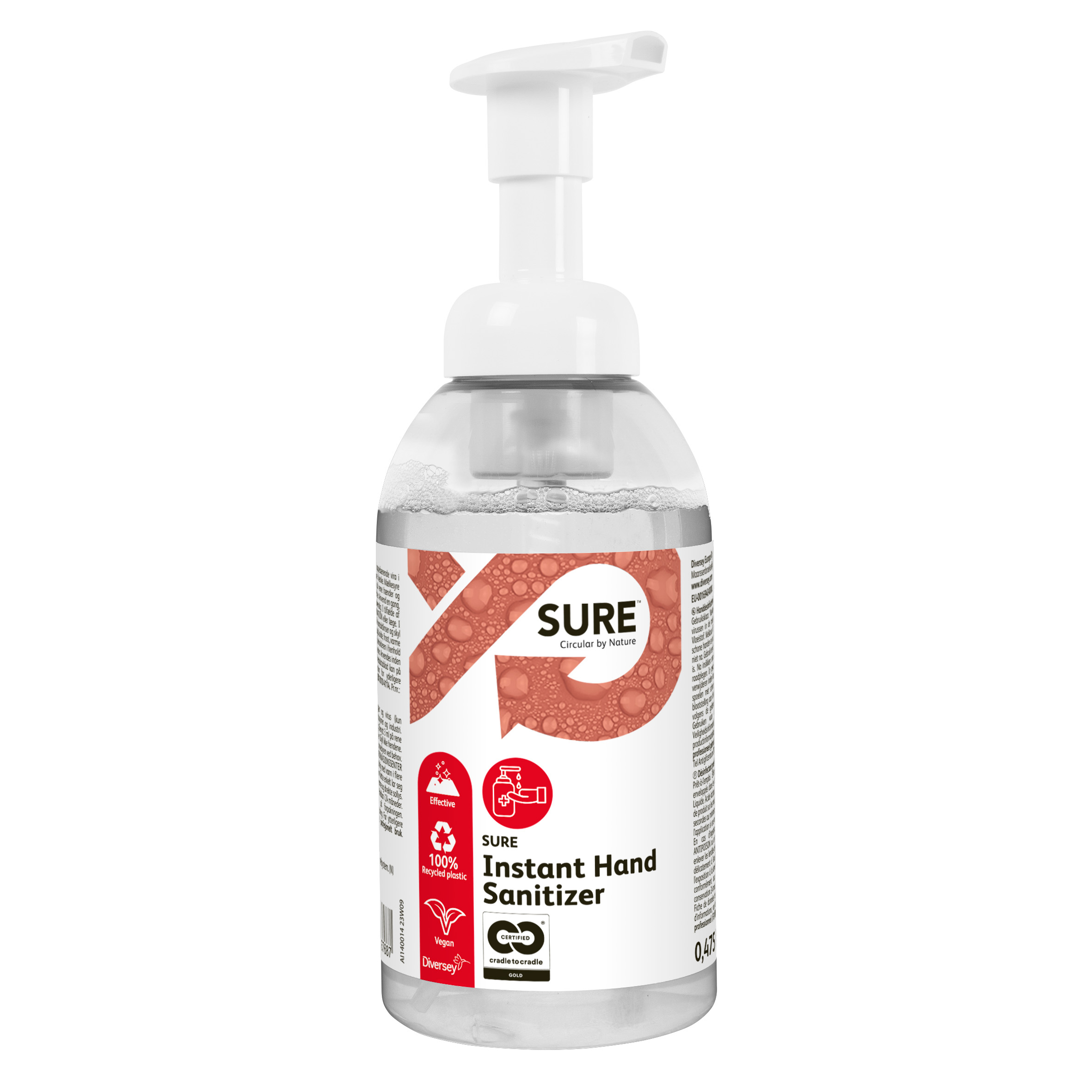 SURE Instant Hand Sanitizer 6x0.475L