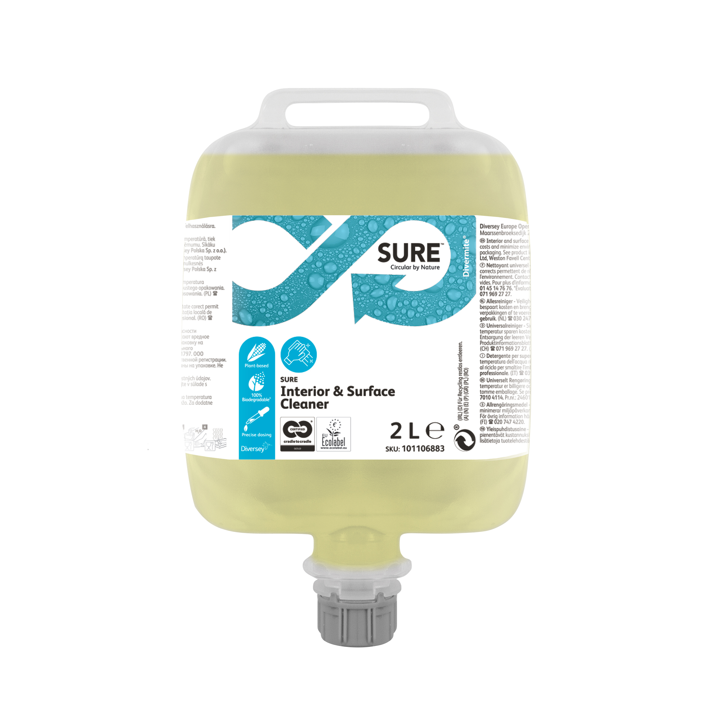 SURE Interior & Surface Cleaner DVM 3x2L
