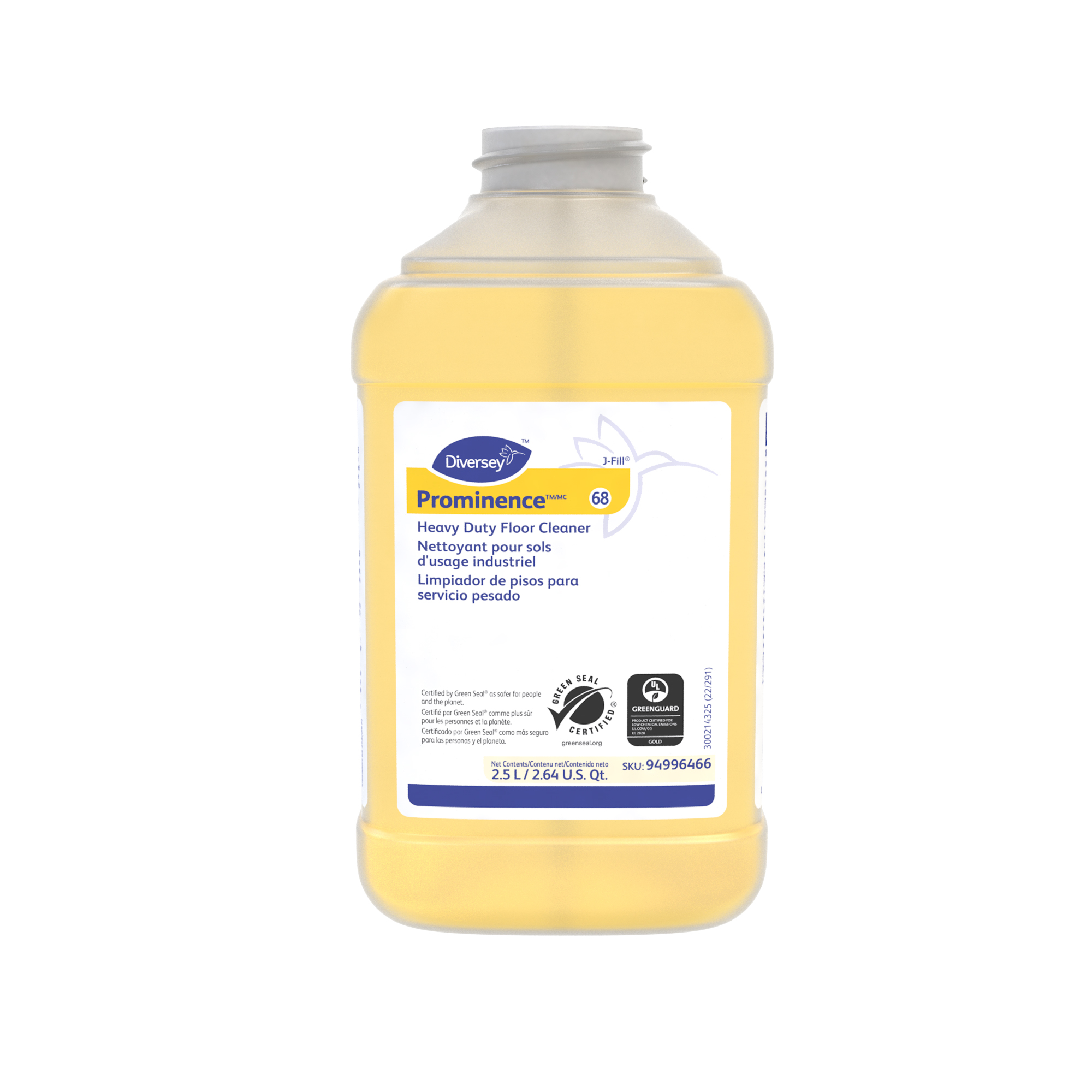 Prominence™ Heavy Duty Floor Cleaner 68, 2.5L, J-Fill® / QuattroSelect®, 2/CT - Heavy Duty Floor Cleaner