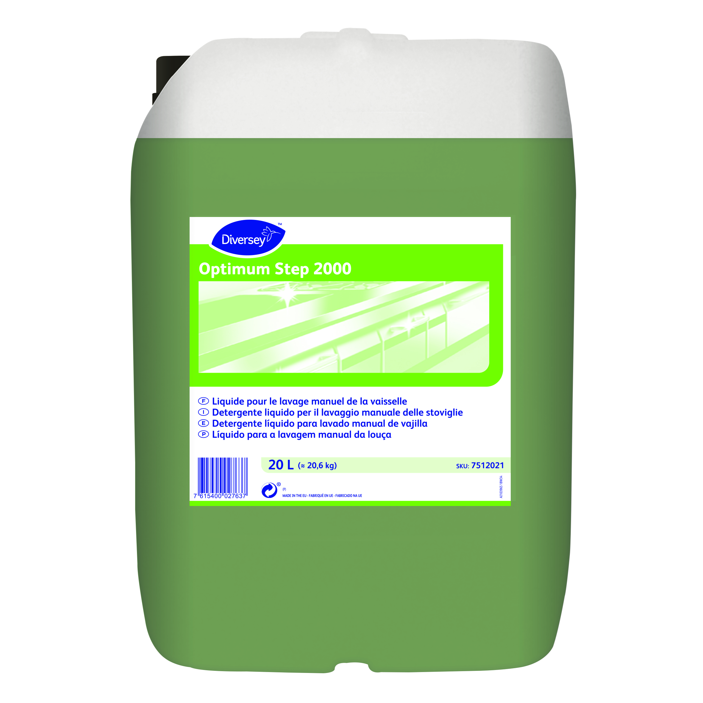 Optimum Step 2000 20L - Detergente líquido para a lavagem manual de louça