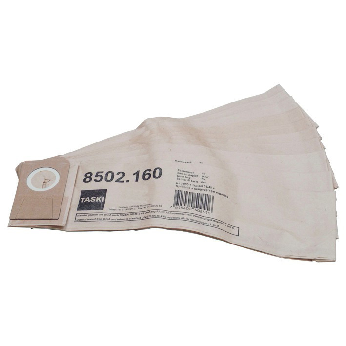 Bolsa papel doble filtro TASKI 10pc