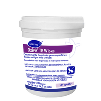 OXIVIR TB WIPES 12x160ea - DESINFETANTE HOSPITALAR PARA SUPERFÍCIES FIXAS E ARTIGOS NÃO CRÍTICOS