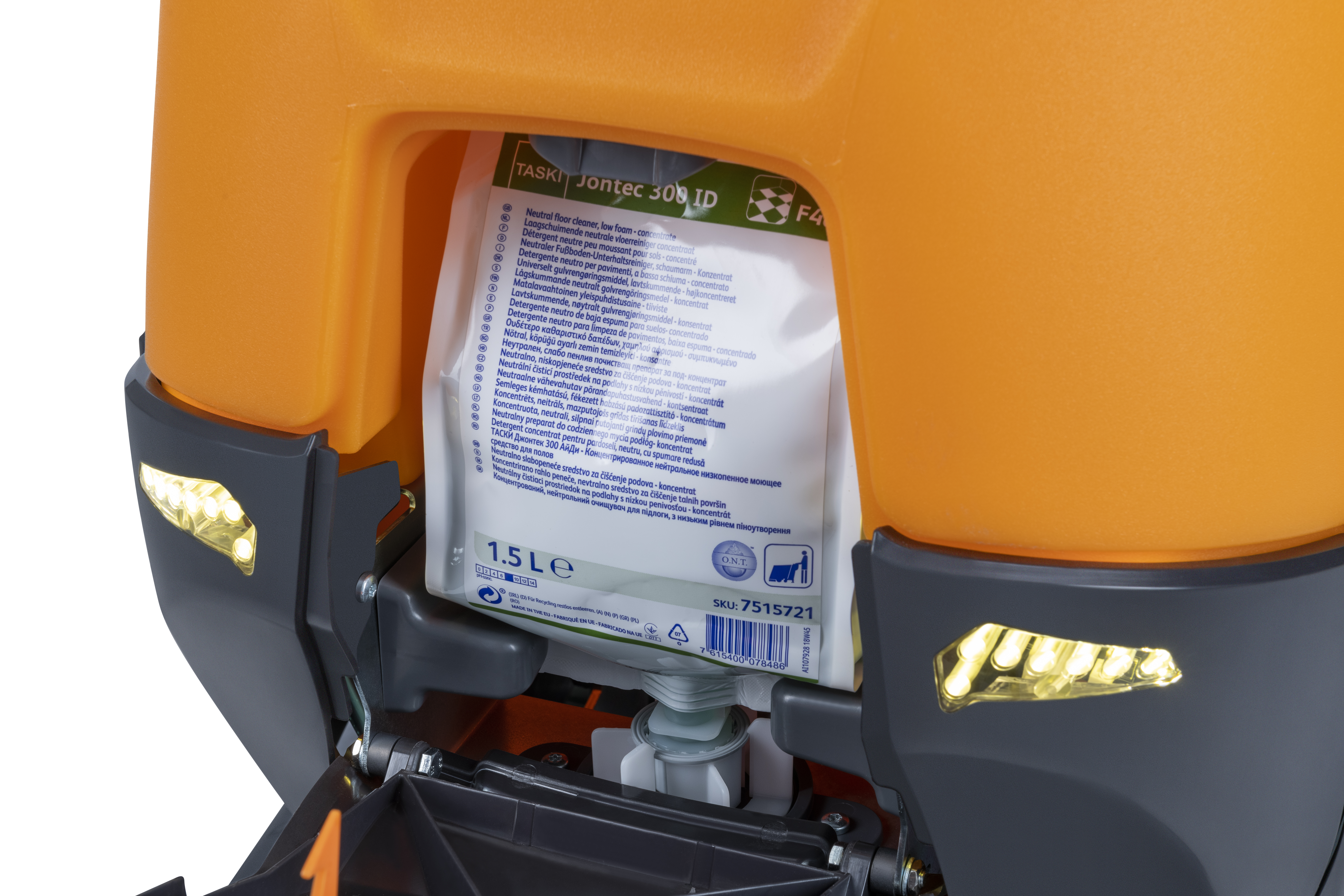 ULTIMAXX IntelliDose+ 1szt. - system precyzyjnego dozowania produktów chemicznych (wysoce skoncentrowanych) z saszetek ID dedykowany do maszyn szorująco-zbierających TASKI ULTIMAXX