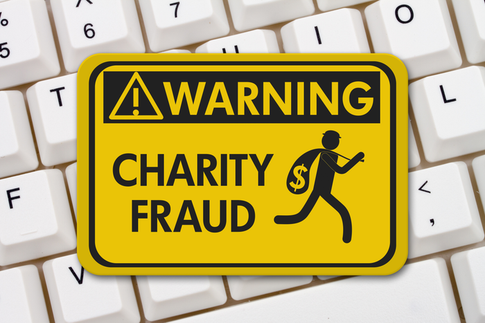Charity Fraud warning sign