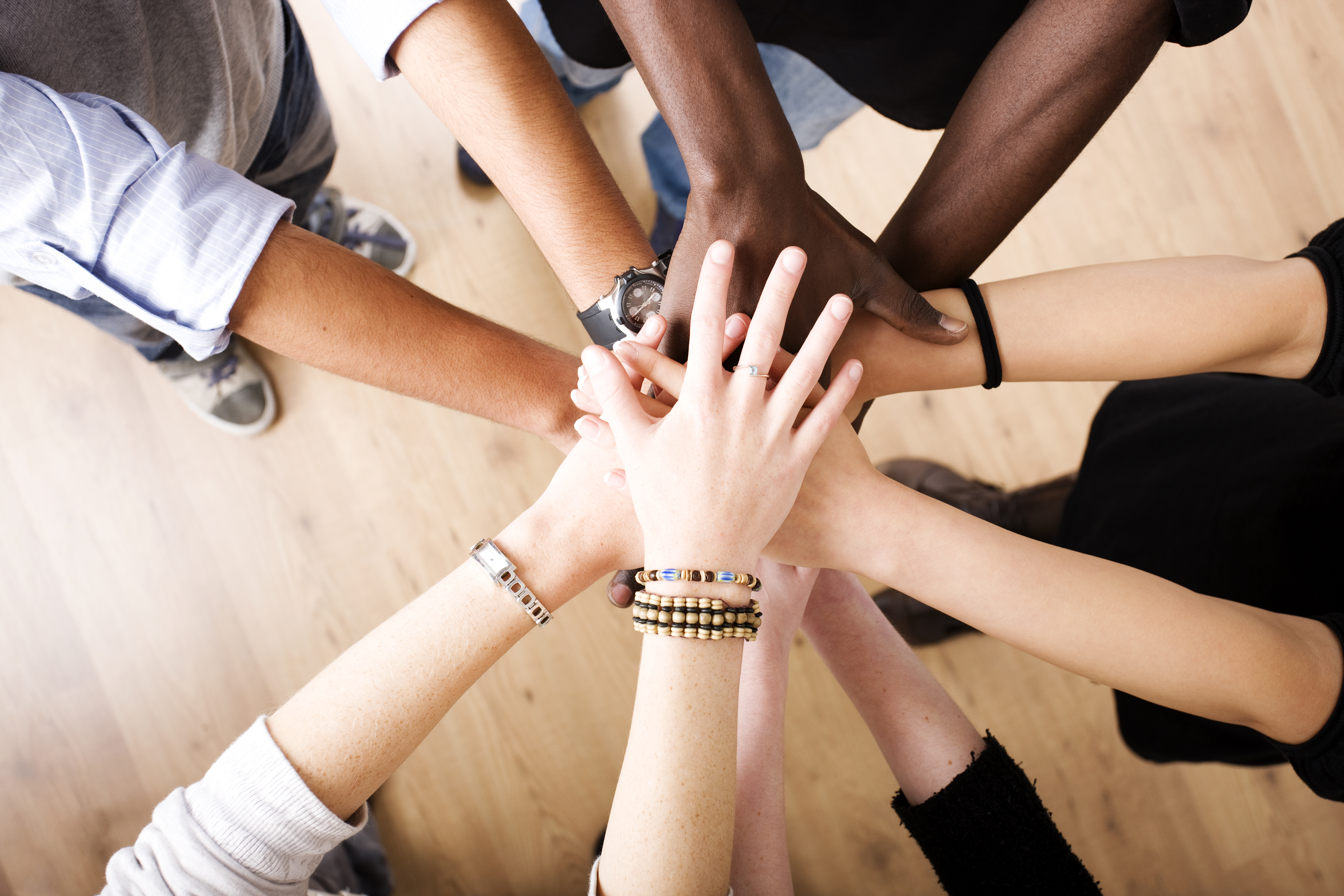 all hands in