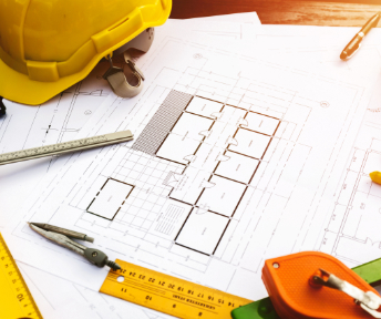 overhead visual of floor plan