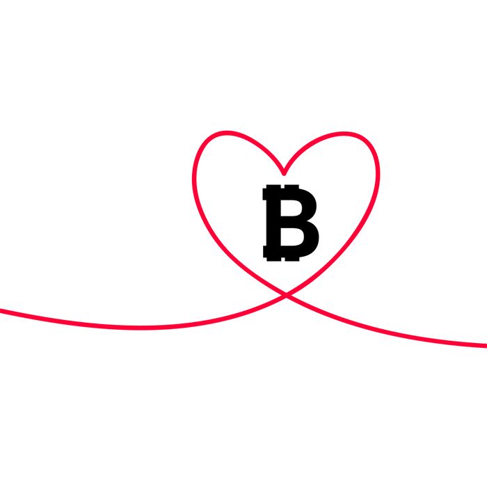 romance writers of canada scam Illustration of a long shadow heart with a bitcoin sign.